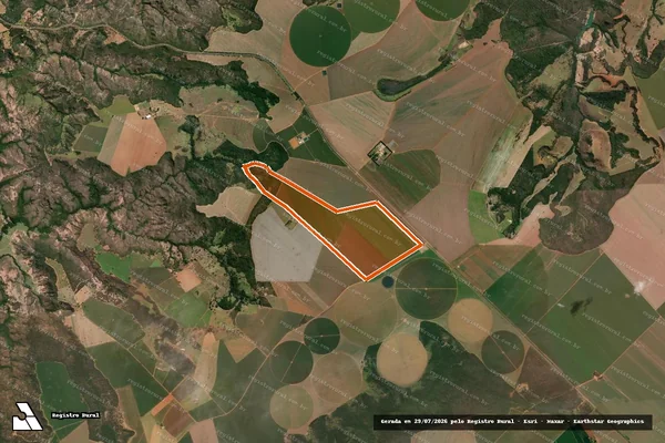Imagem de satélite de Fazenda Imbé em LAGAMAR - MG