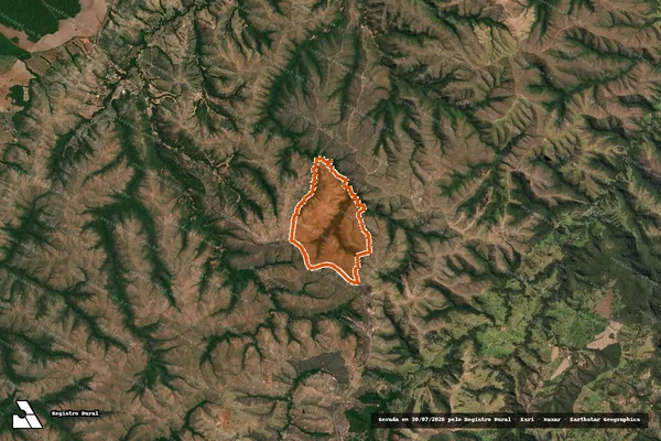 Imagem de satélite de Faz Carneiro Indaiazinho em LAGAMAR - MG