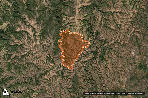 Imagem de satélite de Fazenda Sao Braz em LAGAMAR - MG