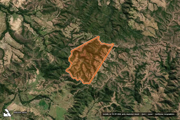 Imagem de satélite de FAZENDA MANABUIU em LAGAMAR - MG