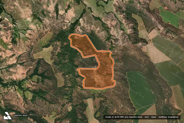 Imagem de satélite de Fazenda Almas em LAGAMAR - MG