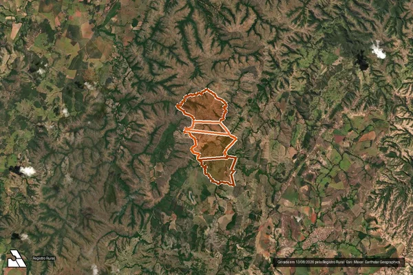 Imagem de satélite de Fazenda Carneiro em LAGAMAR - MG