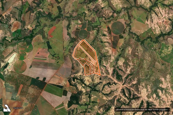 Imagem de satélite de FAZENDA ALMAS em LAGAMAR - MG