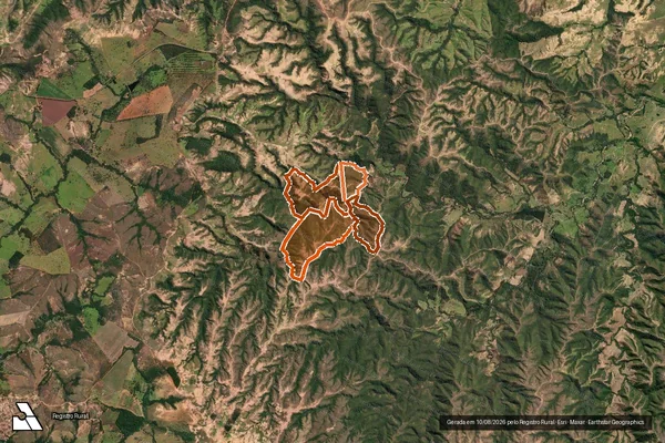 Imagem de satélite de Fazenda Sao Braz em LAGAMAR - MG