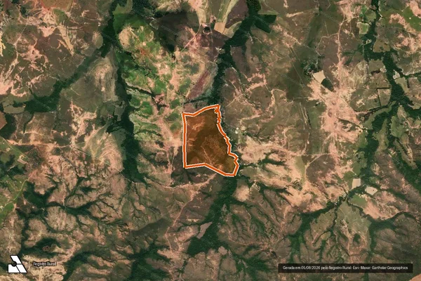 Imagem de satélite de FAZENDA ALMAS em LAGAMAR - MG