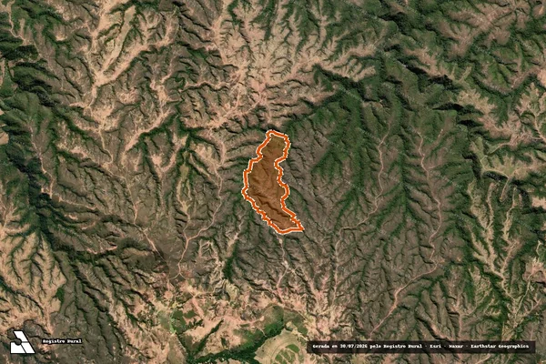 Imagem de satélite de Fazenda Das Almas/Sao Braz em LAGAMAR - MG