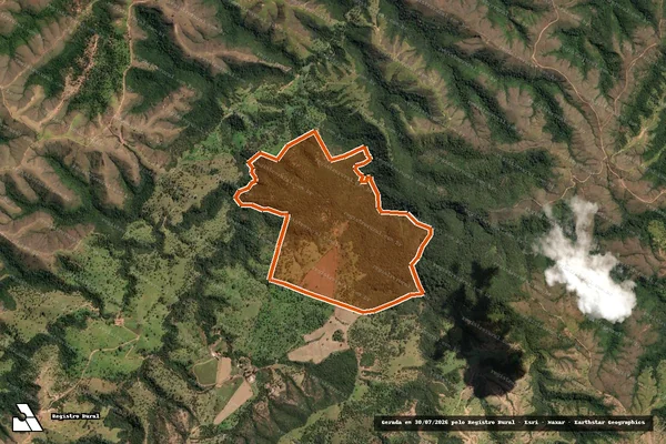 Imagem de satélite de FAZENDA SAO JOSE em LAGAMAR - MG