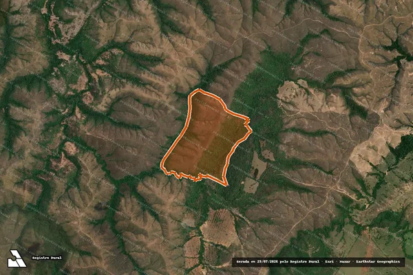 Imagem de satélite de Fazenda Carneiro em LAGAMAR - MG