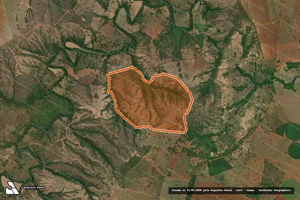 Imagem de satélite de Fazenda Palmeiras em LAGAMAR - MG