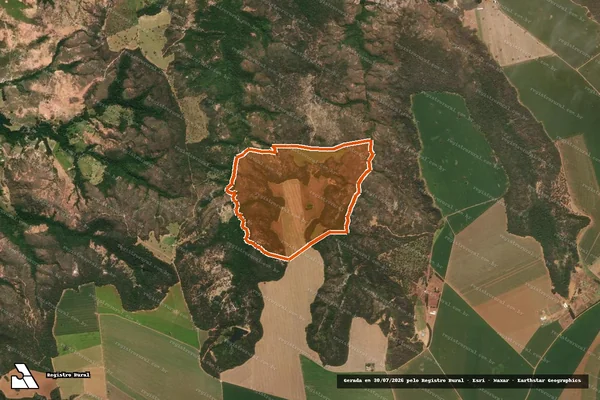 Imagem de satélite de Fazenda Almas em LAGAMAR - MG