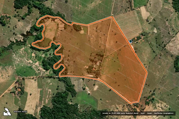 Imagem de satélite de Fazenda Riacho em LAGAMAR - MG