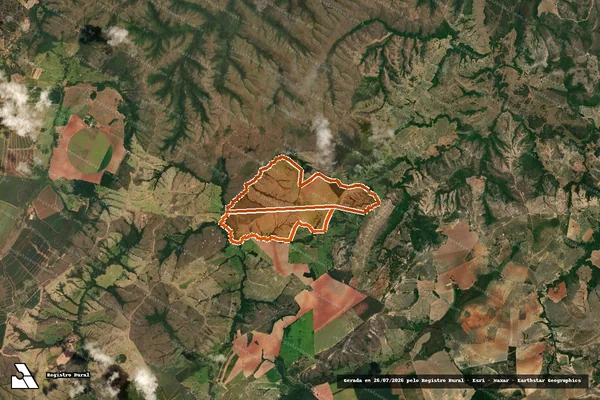 Imagem de satélite de FAZ. CONCEICAO CAXAMBU E BOA VISTA em LAGAMAR - MG