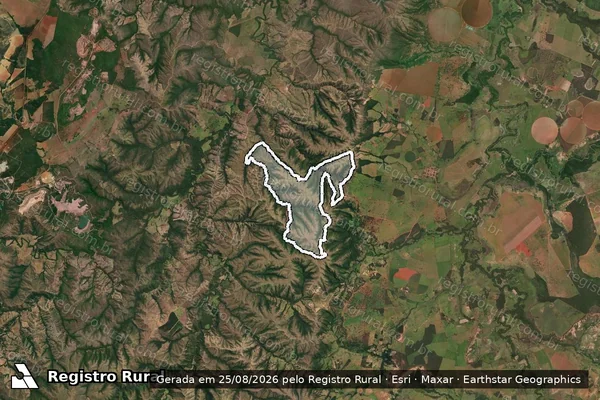 Imagem de satélite de Faz Retiro Da Roca em LAGAMAR - MG