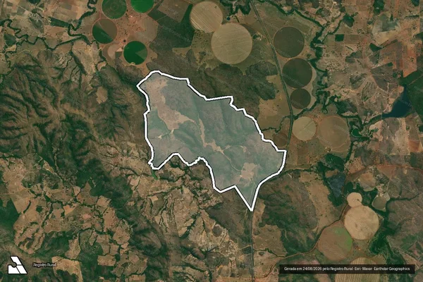 Imagem de satélite de FAZENDA GRUTINHA - GLEBA 01 em PARACATU - MG
