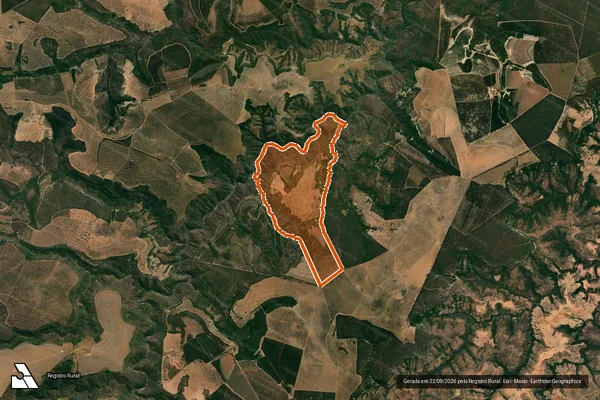 Imagem de satélite de Fazenda Araras em PRESIDENTE OLEGÁRIO - MG