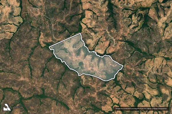 Imagem de satélite de FAZENDA SERRA DA PRATA em PRESIDENTE OLEGÁRIO - MG