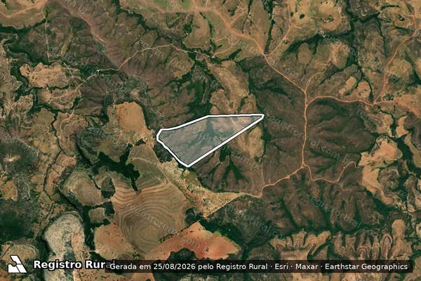Imagem de satélite de FAZENDA BOA SORTE em PRESIDENTE OLEGÁRIO - MG