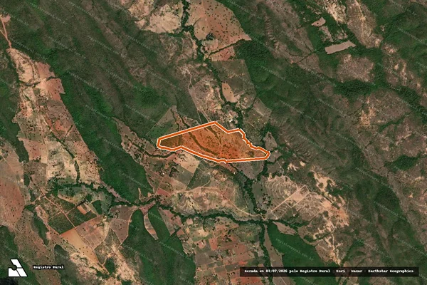 Imagem de satélite de Fazenda Boqueirao em Unaí - MG