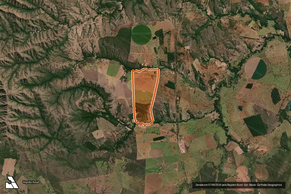 Imagem de satélite de FAZENDA VALE DAS PALMEIRAS em UNAÍ - MG