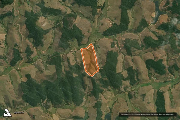 Imagem de satélite de Sitio Charminho em MARIPÁ DE MINAS - MG