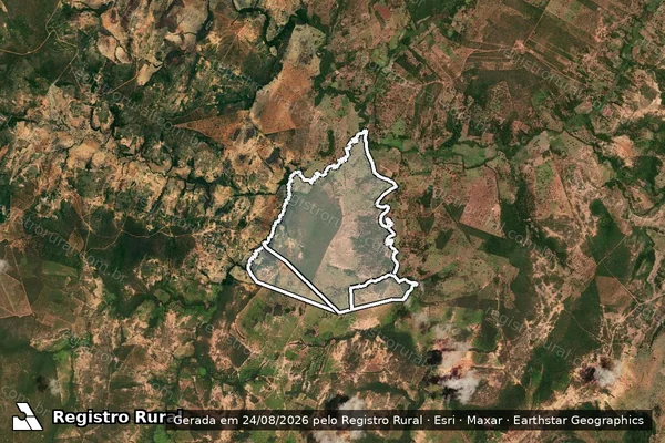 Imagem de satélite de Fazenda Jao em CORAÇÃO DE JESUS - MG