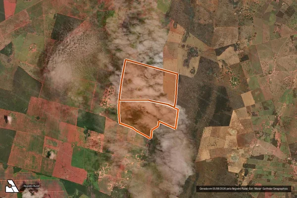 Imagem de satélite de Fazenda Lagedao em JANAÚBA - MG