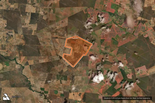 Imagem de satélite de Faz Floresta Do Jati em JANAÚBA - MG