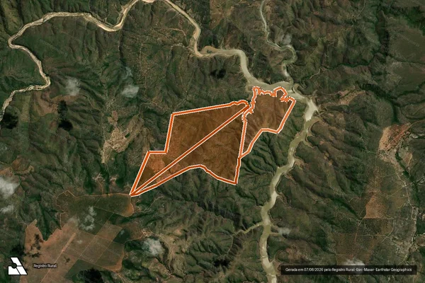 Imagem de satélite de Retiro Curral Velho em CRISTÁLIA - MG
