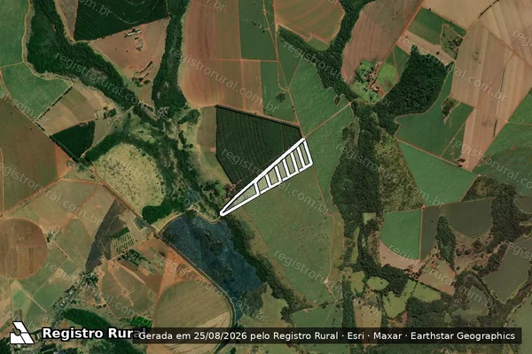 Imagem de satélite de Sitio Bela Vista em UBERABA - MG