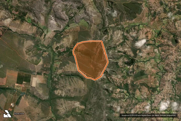 Imagem de satélite de FAZENDA SANTA LAURA em GRÃO MOGOL - MG