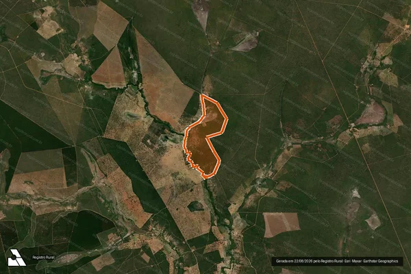 Imagem de satélite de FAZENDA SERANINI em GRÃO MOGOL - MG