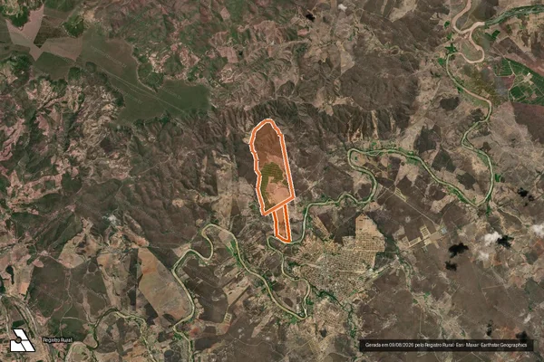Imagem de satélite de Faz São Gonçalo/Condonga e Sossego em ARAÇUAÍ - MG