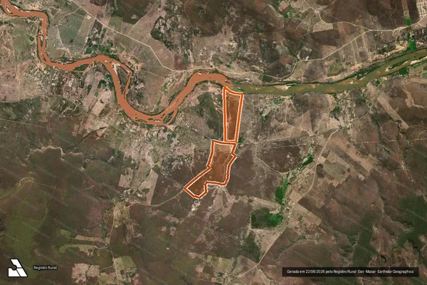 Imagem de satélite de Fazenda Campo Alegre em ITAOBIM - MG