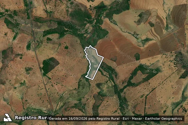 Imagem de satélite de FAZENDA RAPADURA PATOS em GURINHATÃ - MG