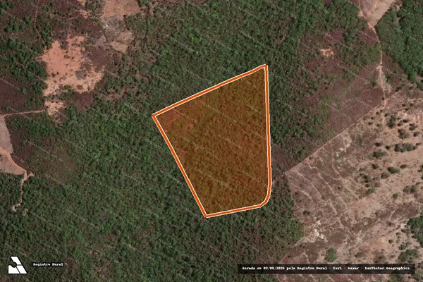 Imagem de satélite de Fazenda Humaitá - Córrego Taquaral em ITINGA - MG