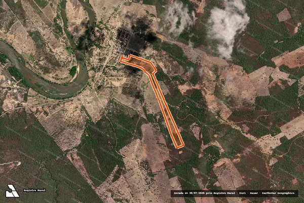 Imagem de satélite de Fazenda Humaita em ITINGA - MG