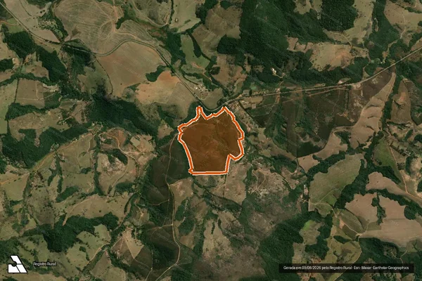 Imagem de satélite de Campo da Serra em ENTRE RIOS DE MINAS - MG