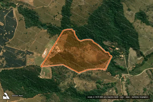 Imagem de satélite de Sitio Agua Fria em BONFIM - MG