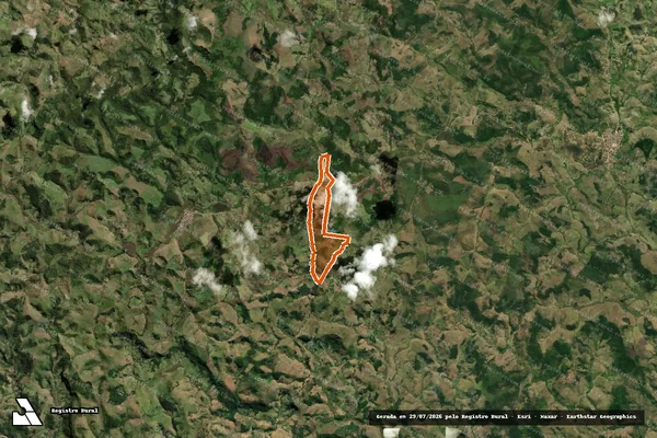 Imagem de satélite de Fazenda Protecao De Deus em RIO DO PRADO - MG