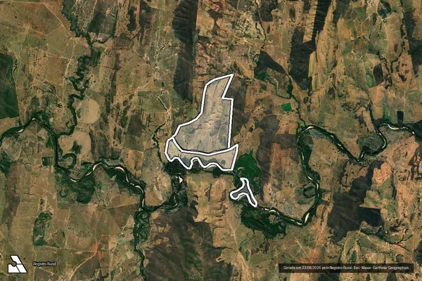 Imagem de satélite de FAZENDA FORQUILHA em MONJOLOS - MG