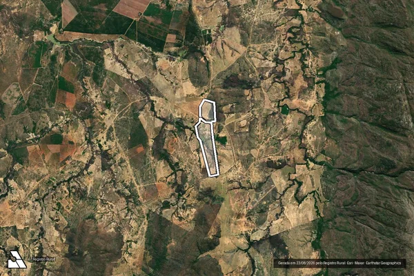 Imagem de satélite de Fazenda Sao Jose Da Estiva em AUGUSTO DE LIMA - MG