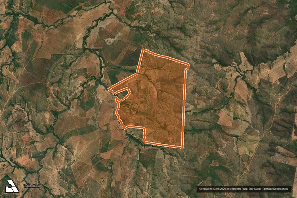 Imagem de satélite de Fazenda Curral Novo em BUENÓPOLIS - MG