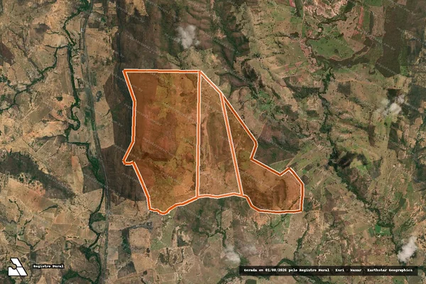 Imagem de satélite de Fazenda Rocado em BUENÓPOLIS - MG