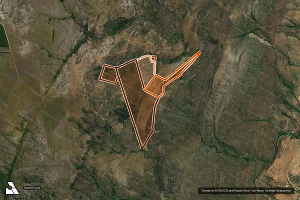 Imagem de satélite de FAZENDA BREJO E RETIRO II - GL 3 em BUENÓPOLIS - MG