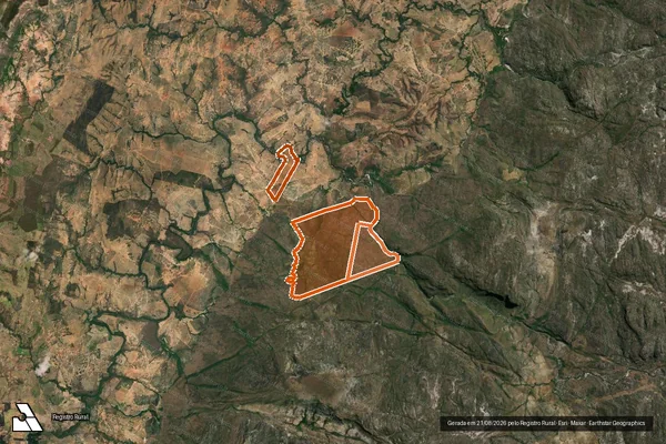 Imagem de satélite de Faz Bom Jardim em BUENÓPOLIS - MG