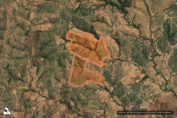 Imagem de satélite de Fazenda Pe De Serra em BUENÓPOLIS - MG