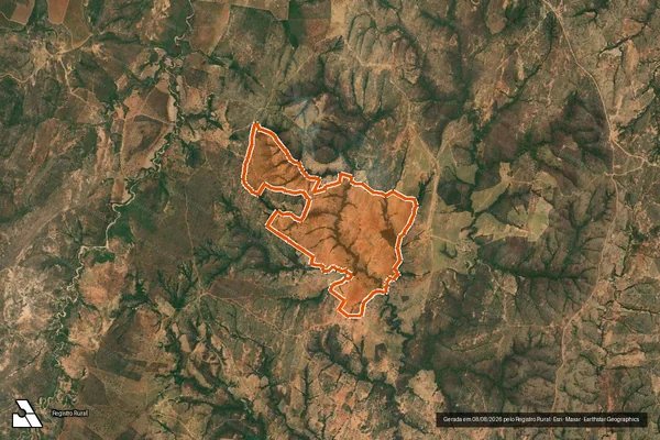 Imagem de satélite de FAZENDA MATO REDONDO E TAMANDUÁ em BUENÓPOLIS - MG