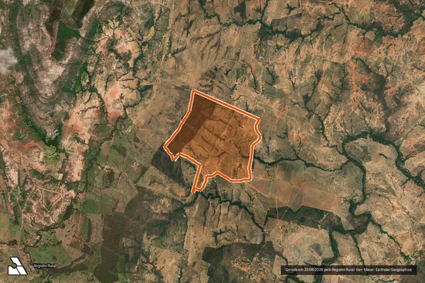 Imagem de satélite de FAZENDA BOM JARDIM em BUENÓPOLIS - MG
