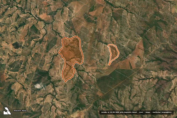 Imagem de satélite de FAZENDA CURRAL NOVO em BUENÓPOLIS - MG