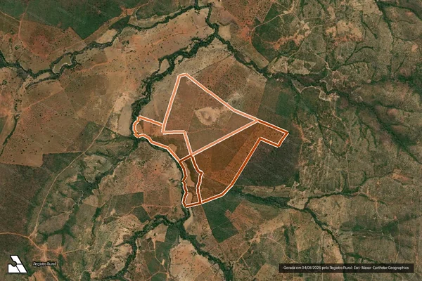 Imagem de satélite de FAZENDA CURRAL NOVO em BUENÓPOLIS - MG